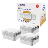 Strong MESHTRIAX3000UK AX3000 WiFi 6 Mesh System 3-Pack - 5000sqft Strong MESHTRIAX3000UK AX3000 WiFi 6 Mesh System 3-Pack - 5000sqft